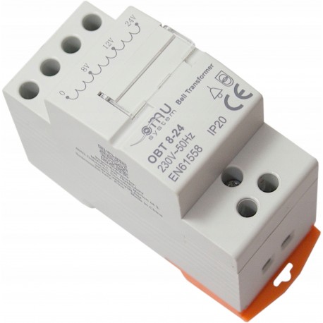 transformátor zvonč. OBT 8-24V/AC/8VA